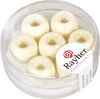 RAYHER---3-PEZZI---PERLINE-IN-VETRO-OPACO-CON-FORO-GRANDE-Ø12MM-L.5-MM---COLORE-VANIGLIA