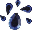 RAYHER---310-PEZZI---GOCCE-STRASS-ACRILICO-6,10,14MM---COLORE-BLU-SCURO