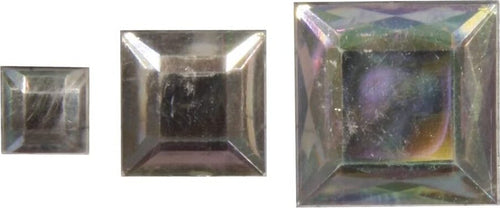 RAYHER---310-PEZZI---QUADRETTI-STRASS-ACRILICO-6,10,14MM---COLORE-IRIDESCENTE