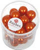 RAYHER---35-PEZZI---PERLE-CERATE-IN-VETRO-RINASCIMENTO-10MM---COLORE-ARANCIONE