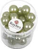 RAYHER---35-PEZZI---PERLE-CERATE-IN-VETRO-RINASCIMENTO-10MM---COLORE-GIADA