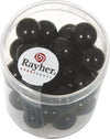 RAYHER---35-PEZZI---PERLE-CERATE-IN-VETRO-RINASCIMENTO-10MM---COLORE-NERO