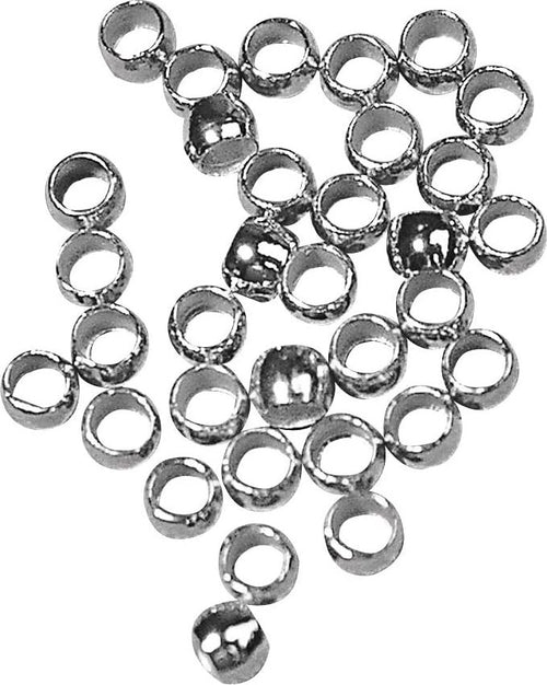 RAYHER---35-PEZZI---PERLINE-SCHIACCINO-Ø1,8MM---COLORE-ARGENTO