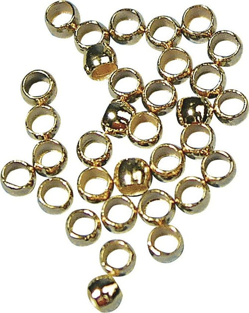 RAYHER---35-PEZZI---PERLINE-SCHIACCINO-Ø1,8MM---COLORE-ORO