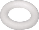 RAYHER---4-PEZZI---ANELLI-PIATTI-DI-POLISTIROLO-15CM---COLORE-BIANCO