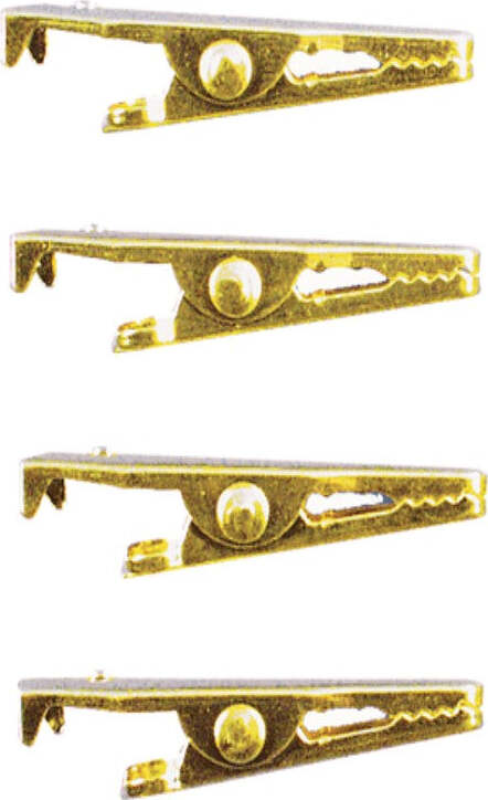 RAYHER---4-PEZZI---GRAFFETTA-FORMA-COCCODRILLO-35MM---COLORE-ORO