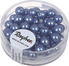 RAYHER---45-PEZZI---PERLE-CERATE-IN-VETRO-RINASCIMENTO-6MM---COLORE-BLU-AZZURRO