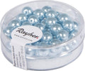 RAYHER---45-PEZZI---PERLE-CERATE-IN-VETRO-RINASCIMENTO-6MM---COLORE-CELESTE