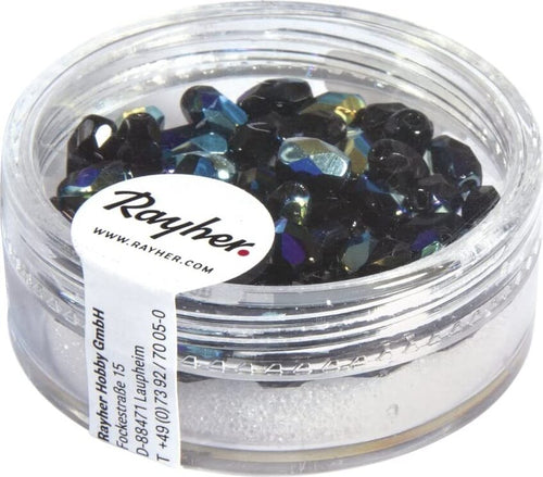 RAYHER---50-PEZZI---PERLA-IN-VETRO-SFACCETTATA-6MM---COLORE-IRIDESCENTE