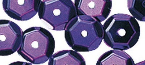 RAYHER---500-PEZZI---PAILLETTES-CONCAVE-Ø6MM---COLORE-VIOLA