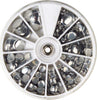 RAYHER---560-PEZZI---RIVETTI-HOTFIX-3-10MM---COLORE-ARGENTO