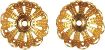 RAYHER---6-PEZZI---CAPPETTE-FILIGRANA-PER-CREZIONE-GIOIELLI-10MM---COLORE-ORO