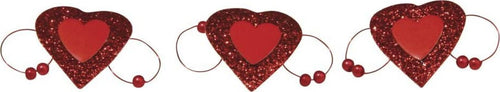 RAYHER---6-PEZZI---CUORE-GLITTERALO-SU-MORSETTO-IN-METALLO---COLORE-ROSSO