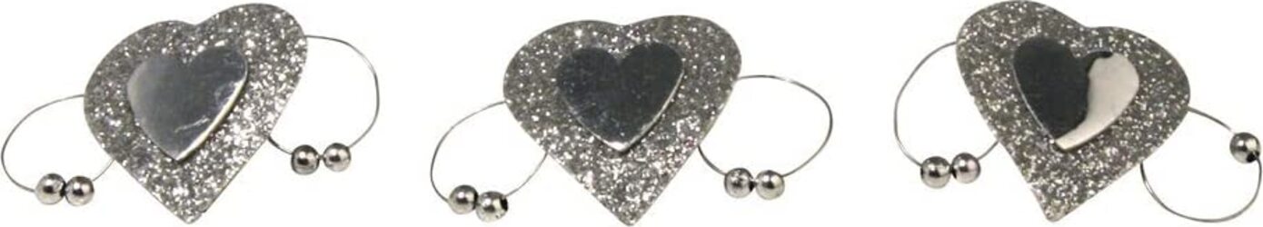 RAYHER---6-PEZZI---CUORE-GLITTERATO-ARGENTATO-SU-MOLETTA-IN-METALLO-4CM
