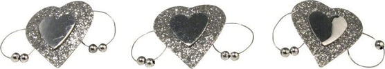 RAYHER---6-PEZZI---CUORE-GLITTERATO-ARGENTATO-SU-MOLETTA-IN-METALLO-4CM