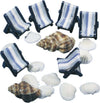 RAYHER---6-PEZZI---MINIATURE-DI-POLIRESINA-SDRAIO-2,5CM-+-CONCHIGLIE