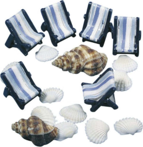 RAYHER---6-PEZZI---MINIATURE-DI-POLIRESINA-SDRAIO-2,5CM-+-CONCHIGLIE