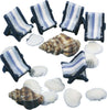 RAYHER---6-PEZZI---MINIATURE-DI-POLIRESINA-SDRAIO-2,5CM-+-CONCHIGLIE