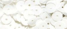 RAYHER---6gr-PAILLETTE-LISCE-6MM---COLORE-BIANCO