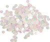 RAYHER---6gr-PAILLETTES-LISCE-Ø6MM---COLORE-BIANCO-IRIDESCENTE