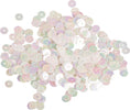 RAYHER---6gr-PAILLETTES-LISCE-Ø6MM---COLORE-BIANCO-IRIDESCENTE