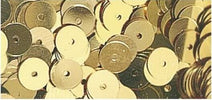 RAYHER---6gr-PAILLETTES-LISCE-Ø6MM---COLORE-ORO
