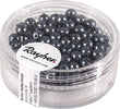RAYHER---85-PEZZI---PERLE-CERATE-IN-VETRO-RINASCIMENTO-4MM---COLORE-ATRACITE