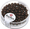 RAYHER---85-PEZZI---PERLE-CERATE-IN-VETRO-RINASCIMENTO-4MM---COLORE-MARRONE-NOCCIOLA-*