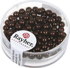 RAYHER---85-PEZZI---PERLE-CERATE-IN-VETRO-RINASCIMENTO-4MM---COLORE-MARRONE-NOCCIOLA-*