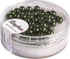 RAYHER---85-PEZZI---PERLE-CERATE-IN-VETRO-RINASCIMENTO-4MM---COLORE-VERDE-SMERALDO