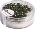 RAYHER---85-PEZZI---PERLE-CERATE-IN-VETRO-RINASCIMENTO-4MM---COLORE-VERDE-SMERALDO
