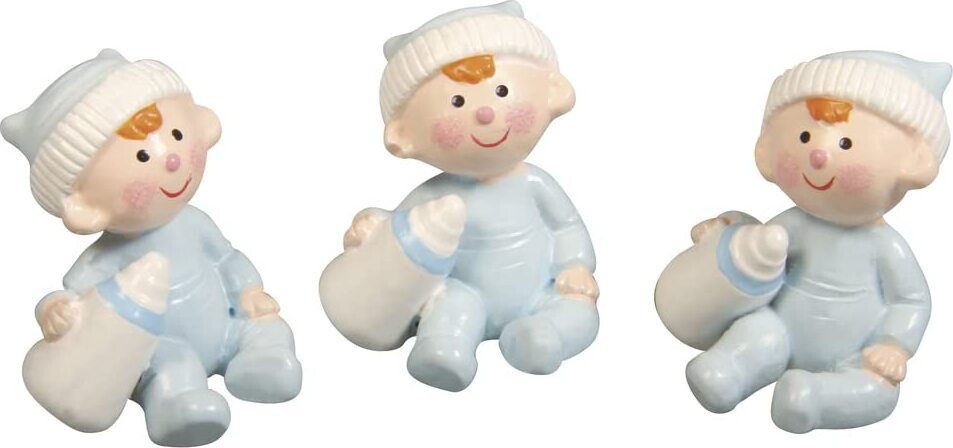 RAYHER---BEBE'-IN-POLIRESINA-BAMBINO-BLU-3-PZ