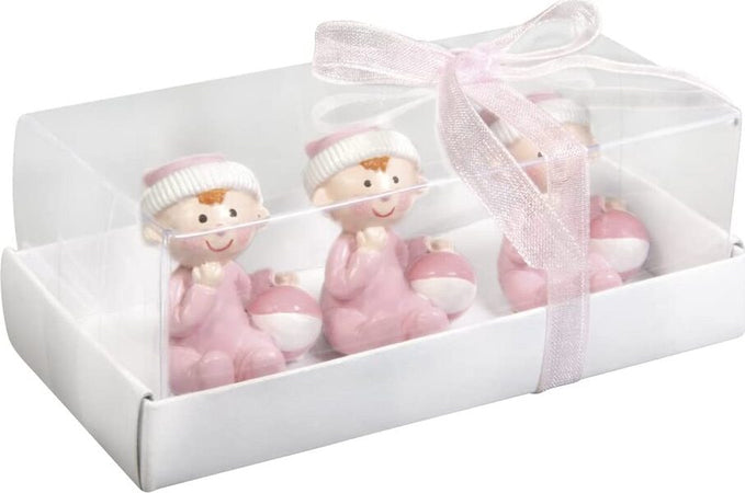 RAYHER---BEBE'-IN-POLIRESINA-GIRL-ROSA-3-PZ