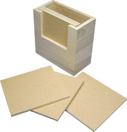 RAYHER---BOX-IN-LEGNO-AL-NATURALE-CON-6-SOTTOVASI-DA-DECORARE---1X11,5X10,5XCM-6X12X6X12CM