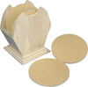 RAYHER---BOX-IN-LEGNO-GREZZO-CON-6-SOTTOBICCHIERI-TONDI---Ø10CM