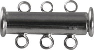 RAYHER---CHIUSURA-IN-OTTONE-CON-CALAMITA-20MM-CON-6-OCCHIELLI---COLORE-ARGENTO