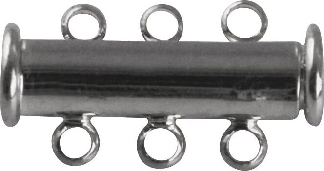 RAYHER---CHIUSURA-IN-OTTONE-CON-CALAMITA-20MM-CON-6-OCCHIELLI---COLORE-ARGENTO