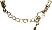 RAYHER---CHIUSURA-PER-GIOIELLI-CON-MOSCHETTONE-E-CATENELLA-PER-REGOLAZIONE-Ø2MM---COLORE-ORO