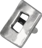 RAYHER---CIONDOLO-METALLO-SIMBOLO-CORNICE-1,3x1,9CM---COLORE-ARGENTO