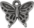 RAYHER---CIONDOLO-METALLO-SIMBOLO-FARFALLA-1x1,6CM---COLORE-ARGENTO