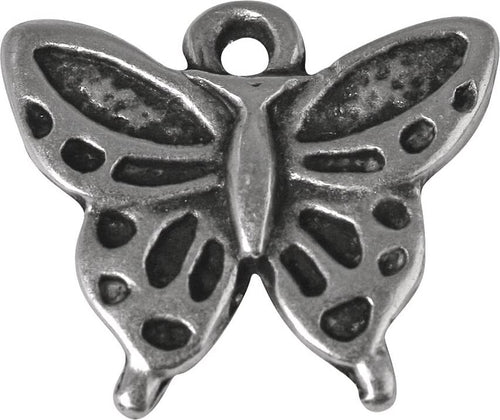 RAYHER---CIONDOLO-METALLO-SIMBOLO-FARFALLA-1x1,6CM---COLORE-ARGENTO