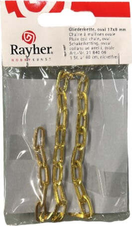 RAYHER---COLLANA-AD-ANELLI-OVALE-17X8MM---60CM---COLORE-ORO