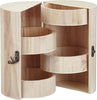 RAYHER---COLONNA-IN-LEGNO-GREZZO-FSC-PORTA-GIOIELLI-MILANO---Ø15CM-H.21CM---4-RIPIANI
