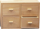 RAYHER---COMODINO-DI-LEGNO-FSC-CON-4-CASSETTI-15X20X7cm---DA-DECORARE
