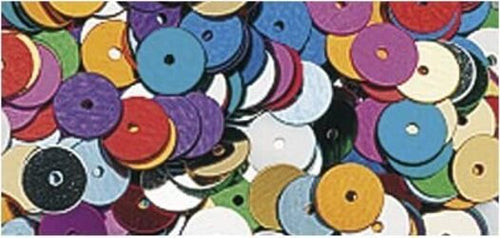 RAYHER---CONFEZIONE-1000-PEZZI---PAILLETTES-LISCE-Ø6MM---MULTICOLORE