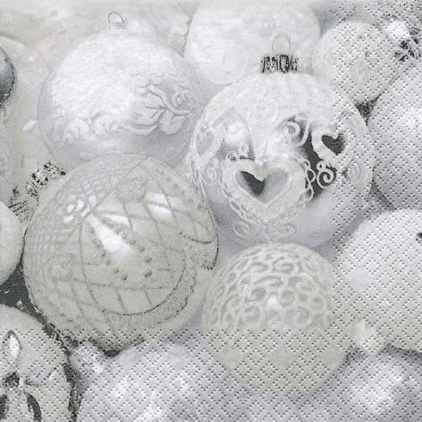 RAYHER---CONFEZIONE-DI-TOVAGLIOLI-DA-20PZ-33X33CM---FANTASIA-PALLINE-DI-NATALE