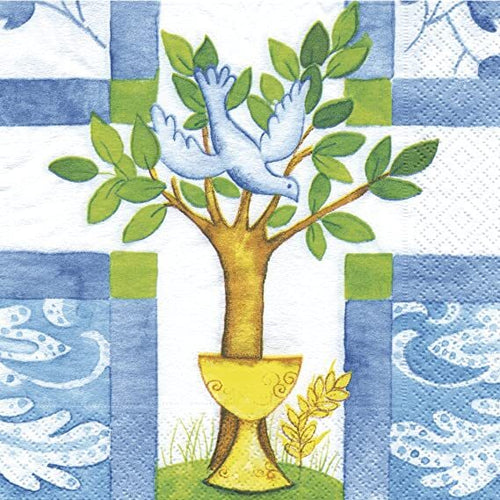 RAYHER---CONFEZIONE-DI-TOVAGLIOLI-PER-DECOUPAGE-DA-20PZ-33X33CM---FANTASIA-RELIGIOSA