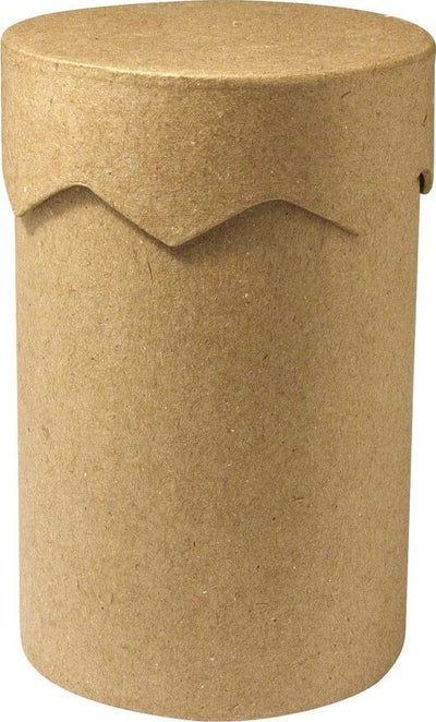 RAYHER---CONTENITORE-CILINDRICO-DI-CARTAPESTA-8X12CM---CON-COPERCHIO