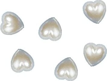 RAYHER---CUORE-IN-PLASTICA-COLOR-CREMA-2,5CM-6-PZ