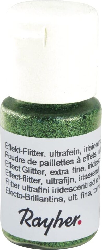 RAYHER---GLITTER-BRILLANTINI-10ML---COLORE-VERDE